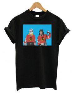 Wayne & Garth Street Hockey Graphic T shirt