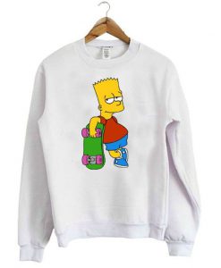 Bart The Simpsons Skateboard sweatshirt