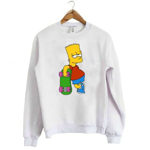 Bart The Simpsons Skateboard sweatshirt