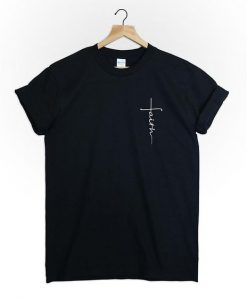 FAITH pocket print t shirt