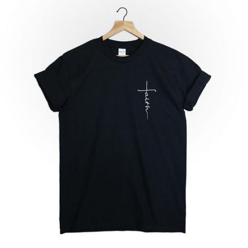 FAITH pocket print t shirt