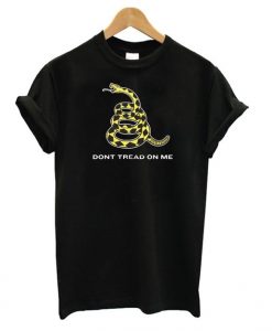 Gadsden Flag Don’t Tread On Me Black t shirt