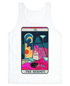 Hermit Tarot Card tank top