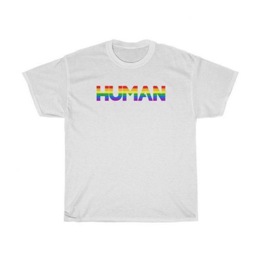 Human Gay Pride t shirt