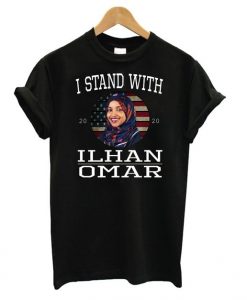 I Stand with Ilhan Omar Vintage Design t shirt