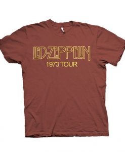 Led Zeppelin 1973 SHOWCO Crew North American Tour Staff t shirt