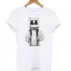 Marshmello Short Sleeve White t shirt