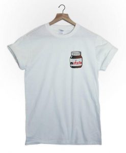 Nutella pocket size print t shirt