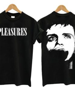 PLEASURES Ian Black t shirt