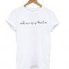 Queen Of My Heart Lyric White t shirt