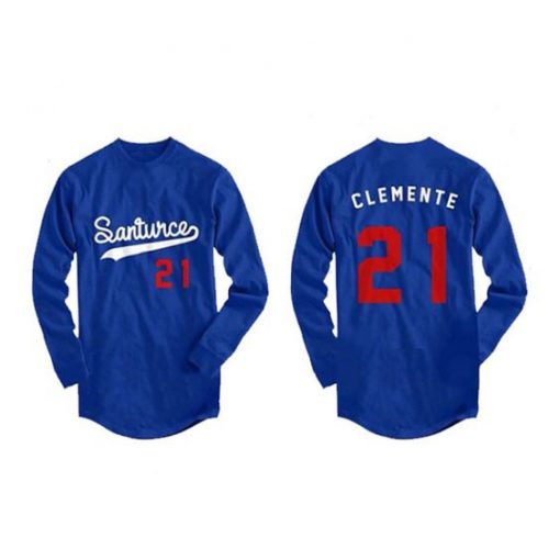 Santurce 21 Blue Long Sleeve sweatshirt