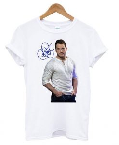 Signed Chris Pratt Autograph Signature t shirt