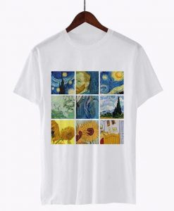 Van Gogh Painting Print t shirt