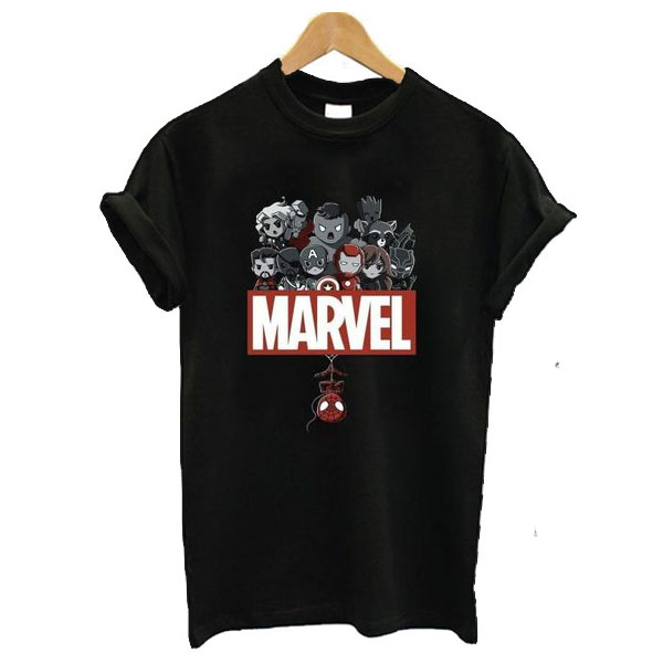 Cartoon Marvel All Characters t shirt