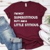 I’m Not Superstitious But I Am A Little Stitious t shirt