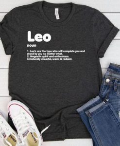 Leo Zodiac Sign t shirt