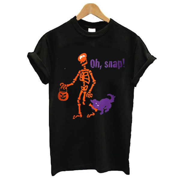 Oh, Snap Skeleton Light t shirt