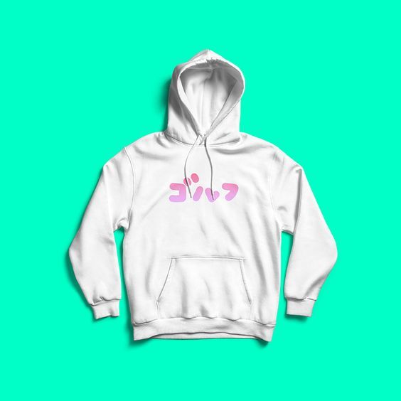 PASTEL GOTH GOLF IN JAPANESE hoodie