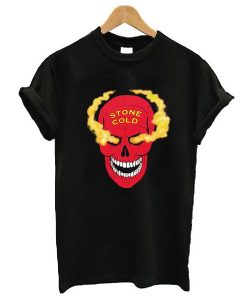 Stone Cold Red Skull t shirt