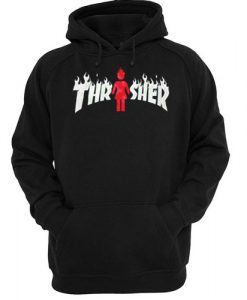 Thrasher X Girl hoodie