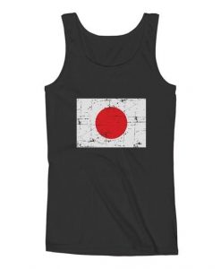 Vintage Japan Flag Women tank top