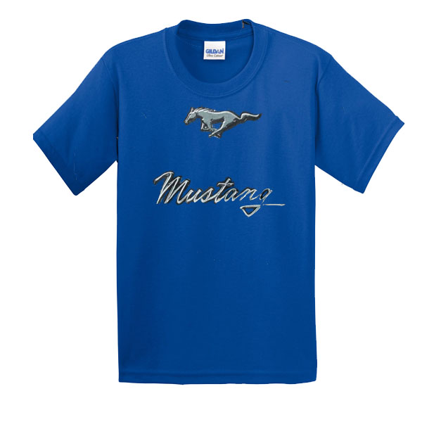 mustang logo t shirt