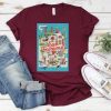 san francisco map t shirt