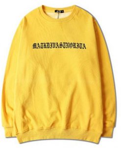 Ariana Grande Yellow sweatshirt