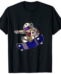 Astronaut Skateboard Weltraum Skater t shirt