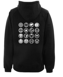 Avengers Heroes Icon Back hoodie