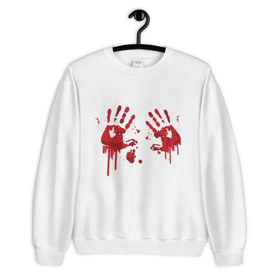 Halloween Bloody Hands sweatshirt