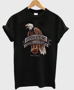 Harley davidson eagle logo t shirt