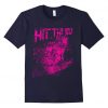 Hit The Deck Pink Skater Skateboarding t shirt