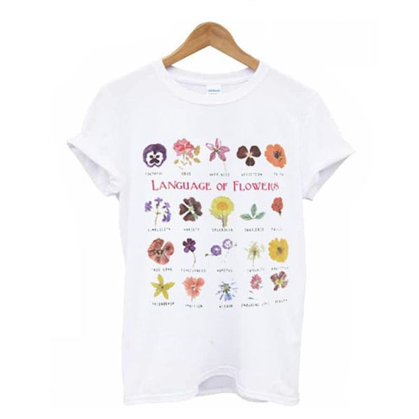 Language Of Flowers t shirt