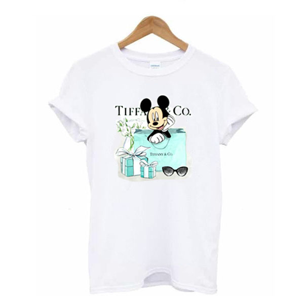 Mickey Mouse Tiffany & CO t shirt