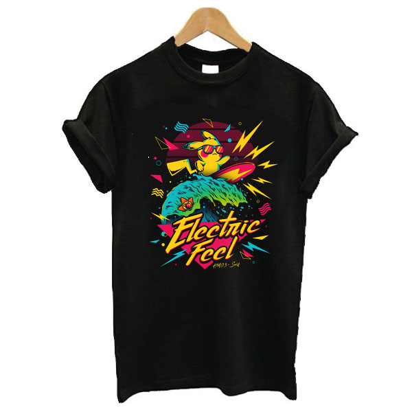 Pikachu Electric Feel t shirt