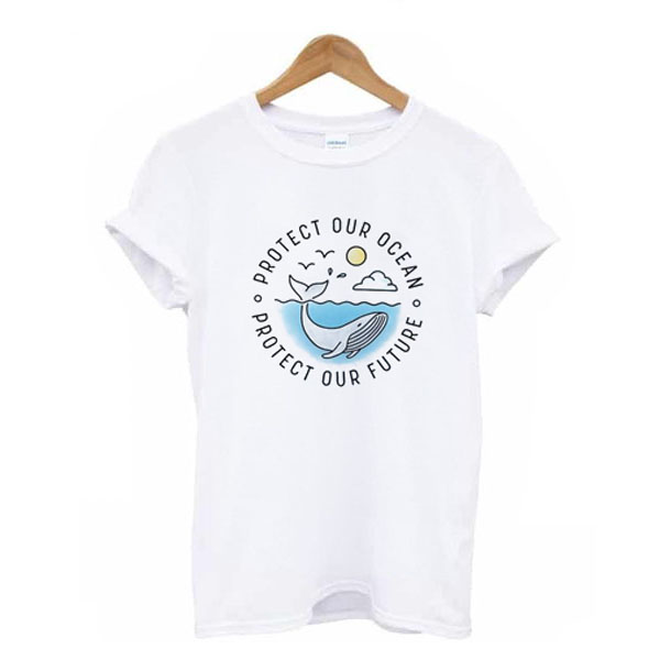 Protect Our Ocean Protect Our Future Colored Version t shirt