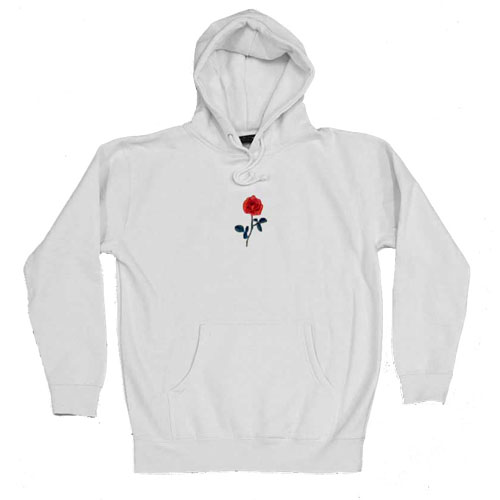 Rose White hoodie