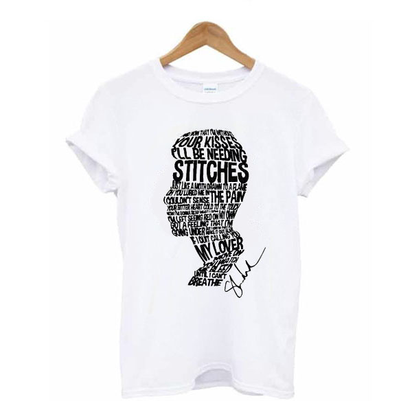 Shawn Mendes Stitches t shirt