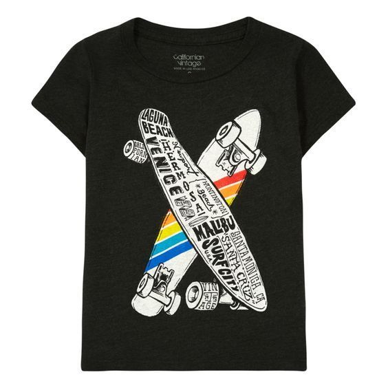 Skateboard Dark grey t shirt