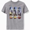 Three Skateboard t shirt