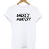 Trump Where’s Hunter White t shirt