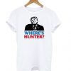 Where’s Hunter Trump 2020 Rally Anti Biden Conservative t shirt