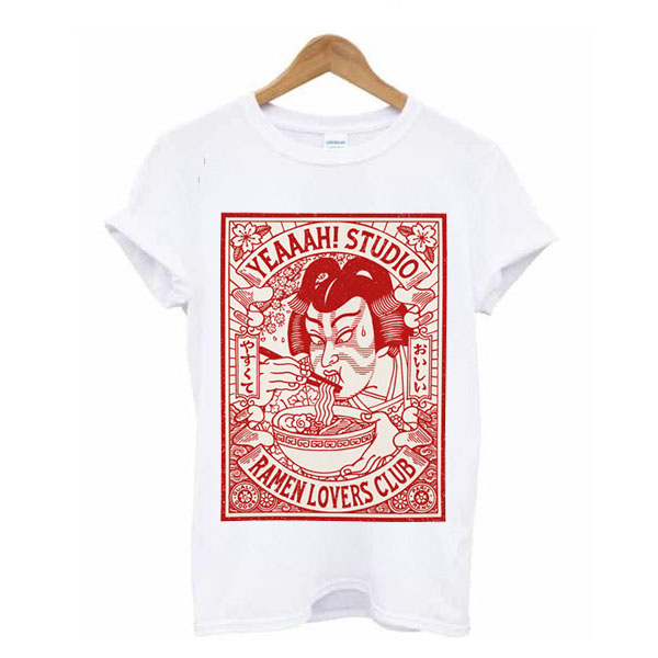 Yeaaah Studio Ramen Lovers Club comfort t shirt