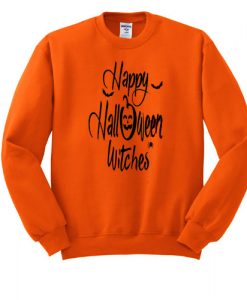 happy halloween witches sweatshirt