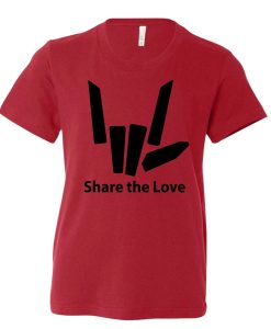 share the love youth t shirt