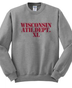 wisconsin athletic dept sweatshirt