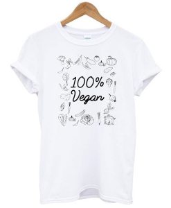 100% Pure Vegan – World Vegetarian Day t shirt