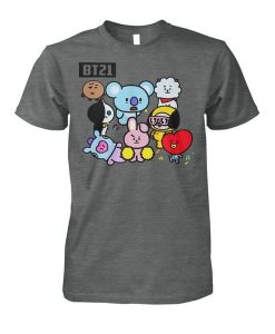 BT21 vs BTS art chibi Cute t shirt