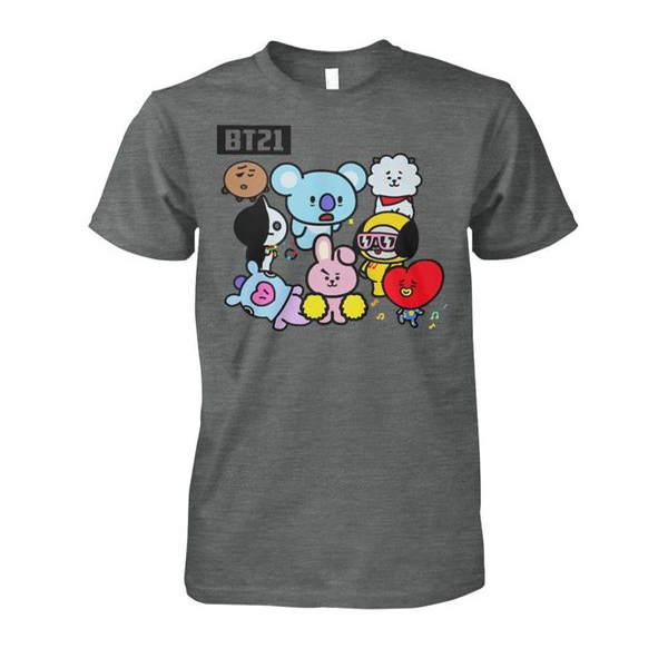 BT21 vs BTS art chibi Cute t shirt